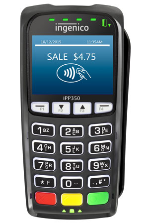 ingenico ipp 350 device.