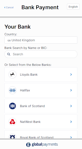 Open Banking UI Customization | Global Payments