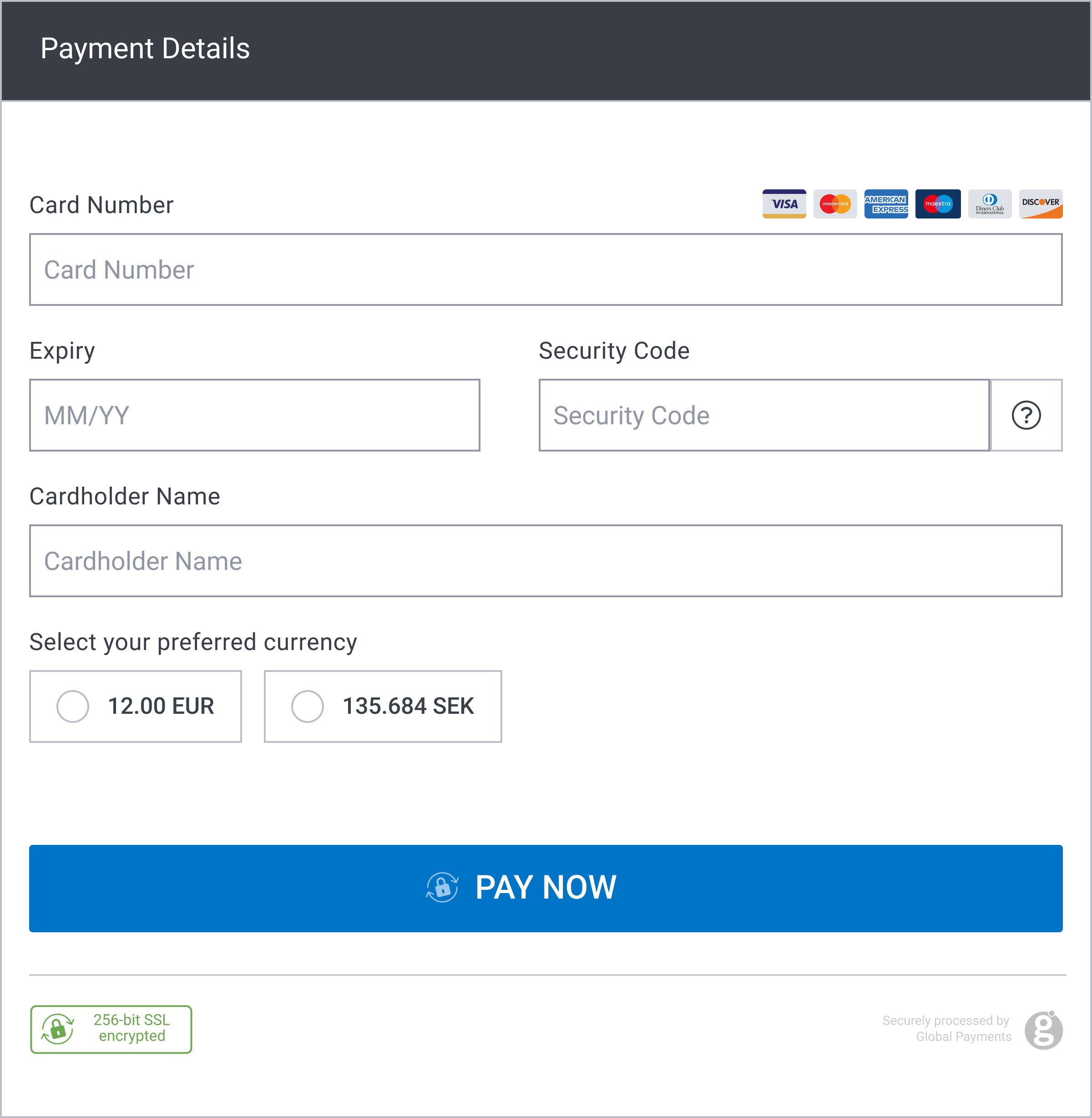 Example of DCC on the HPP